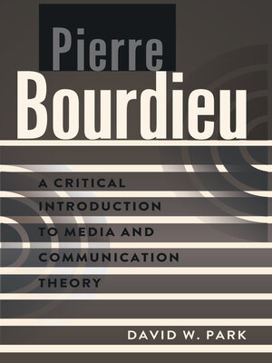 cover image of Pierre Bourdieu